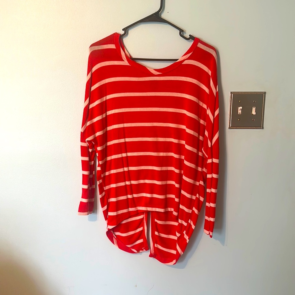 Orange Poof! Sweater